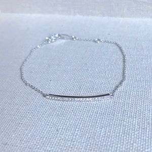 Nadri Pave Floating Bar Bracelet